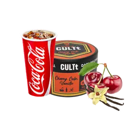 Табак CULT Medium M90 Cherry Cola Vanilla (Вишня Кола Ваниль) 100гр
