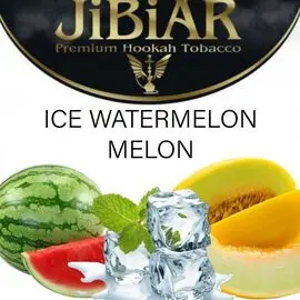Табак Jibiar Ice Watermelon Melon (Джибиар Айс Арбуз Дыня) 100 грамм