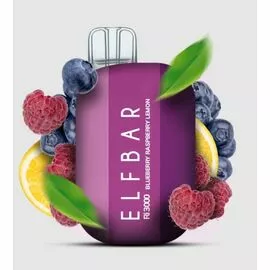 Электронная сигарета Elf Bar RI3000 Blueberry Raspberry Lemon (Черника Малина Лимон)