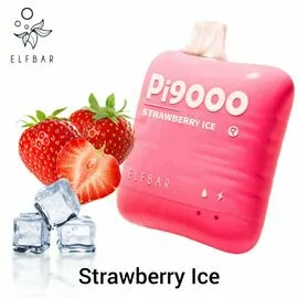 Електронна Сигарета Elf Bar 9000 Strawberry Ice (Полуниця Льод)