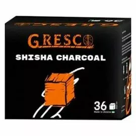 Уголь ореховый Gresco картон (Греско) 0,5 кг кубик