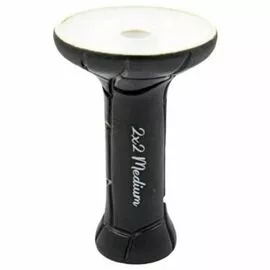 Чаша для кальяну 2x2 Hookah Medium Turtle White