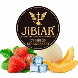 Табак Jibiar Ice Melon Strawberry (Дыня Клубника Лёд) 100гр