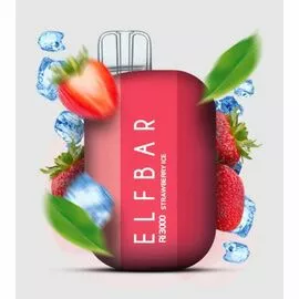 Электронная сигарета Elf Bar RI3000 Strawberry Ice (Клубника Лед)