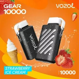 Одноразка Vozol 10000 Strawberry Ice Cream (Клубничное Мороженное)