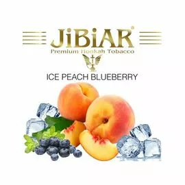 Табак Jibiar Ice Peach Blueberry (Персик Черника Лед) 100 гр