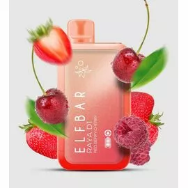 Електронна сигарета Elf Bar RAYA D1 13000 Red Berry Cherry (Червоні Ягоди Вишня)