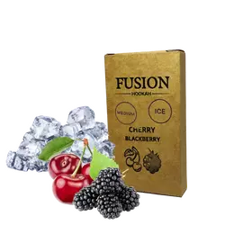 Тютюн Fusion Medium Ice Cherry Blackberry (Крижана Вишня Ожина) 100 гр