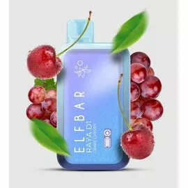 Электронная сигарета Elf Bar RAYA D1 13000 Grape Cherry (Виноград Вишня)