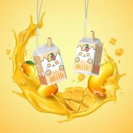 Електронна сигарета Lavie Milk 7000 Strawberry Mango (Полуниця Манго)