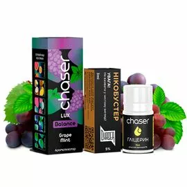 Жидкость Набор Chaser Lux Grape Mint 30мл 5%