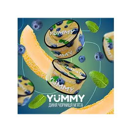 Табак Yummy Melon Blueberry Mint (Дыня Черника Мята) 100гр