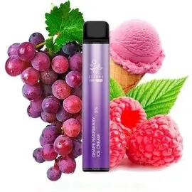 Одноразка Elf Bar 1500 Ultra Grape Raspberry Ice Cream (Виноград Малина Мороженое)