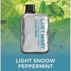 Электронная сигарета Lost Mary OS5000 Light Snow Pepper Mint ((Холодная Перечная Мята)