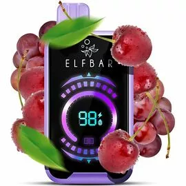 Електронна сигарета Elf Bar FS18000 Grape Cherry (Виноград Вишня)