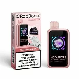 Электронная сигарета RabBeats RC10000 TOUCH Watermelon BG (Арбуз Жвачка)