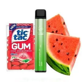 Електронна сигарета Elf Bar 1500 Ultra Sour Watermelon Gumi (Кислі Кавунні Цукерки)