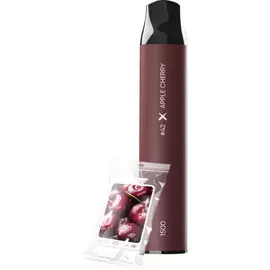 Электронная сигарета SAB 1500 №42 Apple Cherry (Яблоко Вишня)