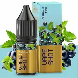Жидкость Vape Shot Currant Mint (Кислая Черная Смородина с Ментолом) 10мл 6,5%