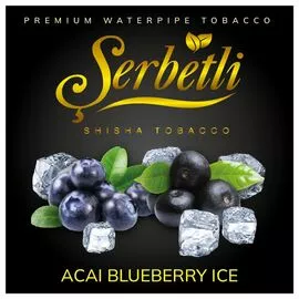 Тютюн Serbetli Acai Blueberry Ice (Асаї Чорниця Льод) 100гр