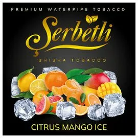 Тютюн Serbetli Ice Citrus Mango (Цитрус Манго Лід) 100гр