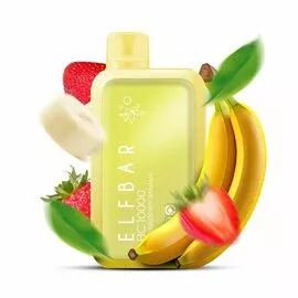 Електронна сигарета Elf Bar 10000 Strawberry Banana (Полуниця Банан)
