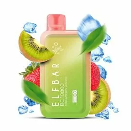 Одноразка Elf Bar 10000 Strawberry Kiwi Ice (Полуниця Ківі Лід)