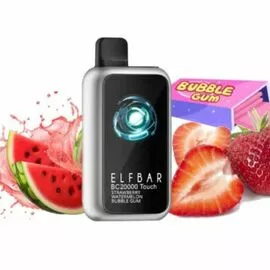 Электронная сигарета Elf Bar BC20000 Touch Strawberry Watermelon Bubble Gum (Клубника Арбуз Жвачка)
