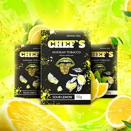 Табак Chefs Sour Lemon (Чифс Кислый Лимон) 100 грамм