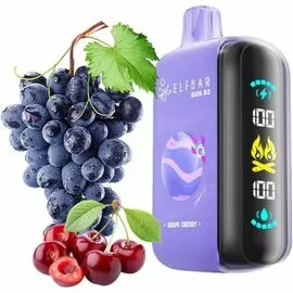 Електронна сигарета Elf Bar RAYA D3 25000 Grape Cherry (Виноград Вишня)