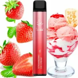Электронная сигарета Elf Bar 1500 Ultra Strawberry Ice Cream (Клубничное Мороженое)