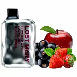 Электронная сигарета Lost Mary OS5000 Strawberry Apple Blackcurrant (Клубника Яблоко Смородина)