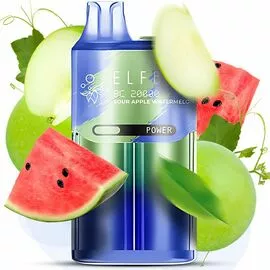 Одноразка Elf Bar BC20000 Sour Apple Watermelon (Кислое Яблоко Арбуз)