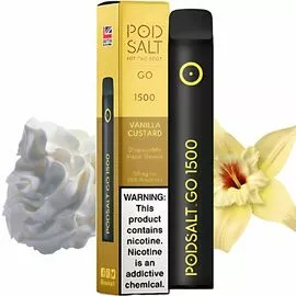 Одноразка POD Salt 1500 Vanilla Custard (Ванільний заварний крем)