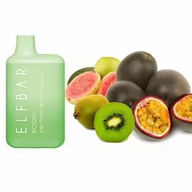 Електронна сигарета Elf Bar BС5000 Kiwi Passion Fruit Guava (Ківі Маракуя Гуава)