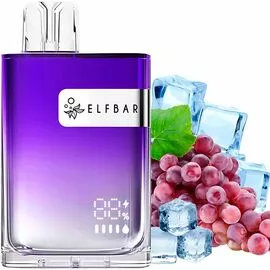 Электронная сигарета Elf Bar CR8000 Grape Ice (Виноград Лед)