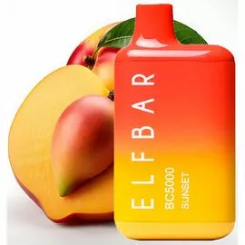 Электронная сигарета Elf Bar BС5000 Sunset (Персик Манго)