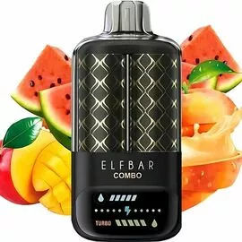 Одноразка Elf Bar Combo 20000 Peach Mango &  Watermelon (Персик Манго Арбуз)