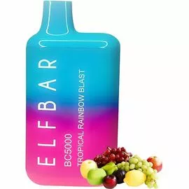 Електронна сигарета Elf Bar BС5000 Tropical Rainbow Blast (Тропічні Фрукти)