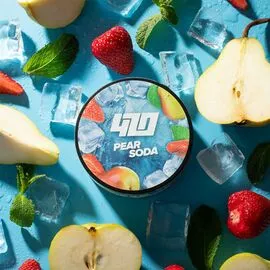 Тютюн 4:20 Pear Soda (Груша М'ята Полуниця) 100 гр