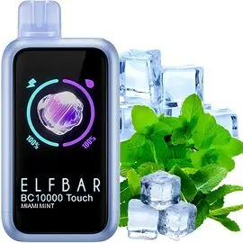 Одноразка Elf Bar 10000 Touch Miami Mint (Майями Мінт)