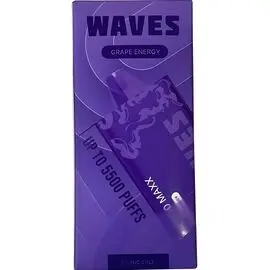 Одноразка Waves W5500 Maxx Grape Energy (Виноградный Энергетик)
