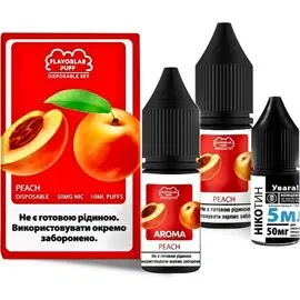Жидкость Набор Flavorlab Puff Peach (Персик) 10мл 5%