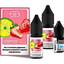 Жидкость Набор Flavorlab Puff Strawberry Lime (Клубника Лайм)  10мл 5%