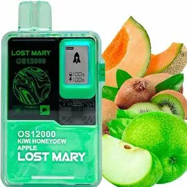 Електронна сигарета Lost Mary OS12000 Kiwi Honeydew Apple (Ківі Диня Яблуко)