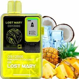 Одноразка Lost Mary OS12000 Pineapple Coconut Ice (Ананас Кокос Лед)
