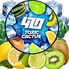 Тютюн 420 Frost Line Toxic Cactus (Кактус Лимон Ківі Лайм) 100 гр