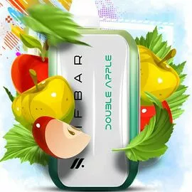 Електронна сигарета RifBar Turbo X 25000 Double Apple (Подвійне Яблуко)