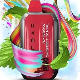 Електронна сигарета RifBar Turbo X 25000 Rainbow Sherbet Swirl (Райдужний Шербет)