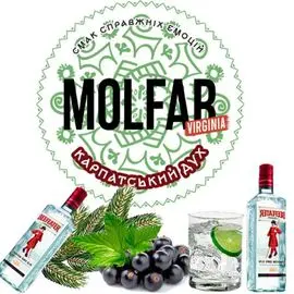 Табак Molfar Virginia Line Карпатський Дух (Черная Смородина Джин Можевельник) 100 гр